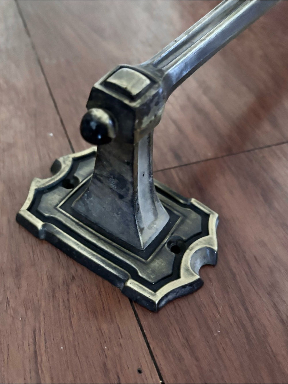 Amerock Carriage House Antiqued Brass Bathroom Towel Rack Bar MCM - Picture 4 of 12